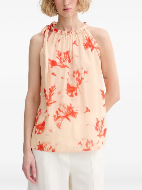 Marc O'Polo top con estampado floral y cuello halter