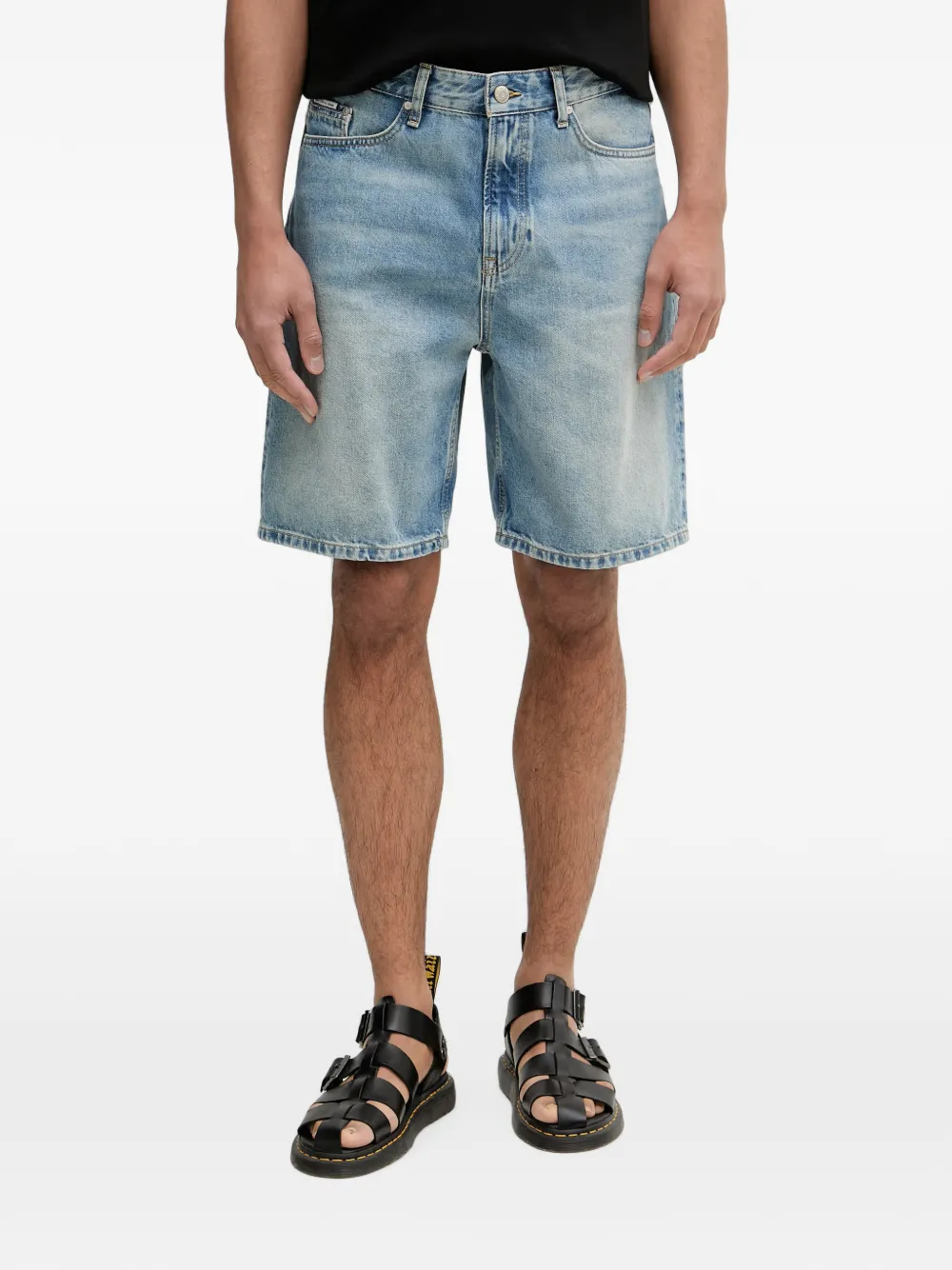 Marc O'Polo faded denim shorts