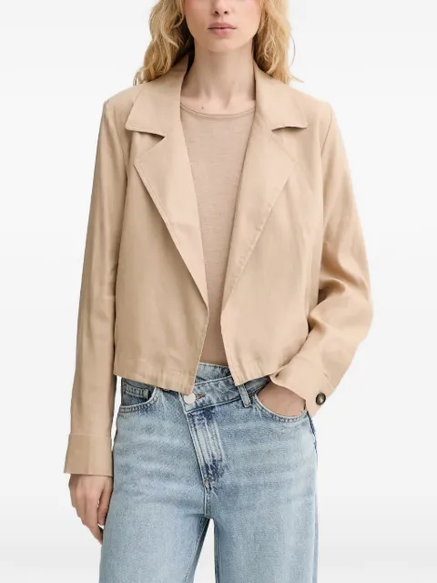 Marc O'Polo notch-lapel elasticated-hem jacket