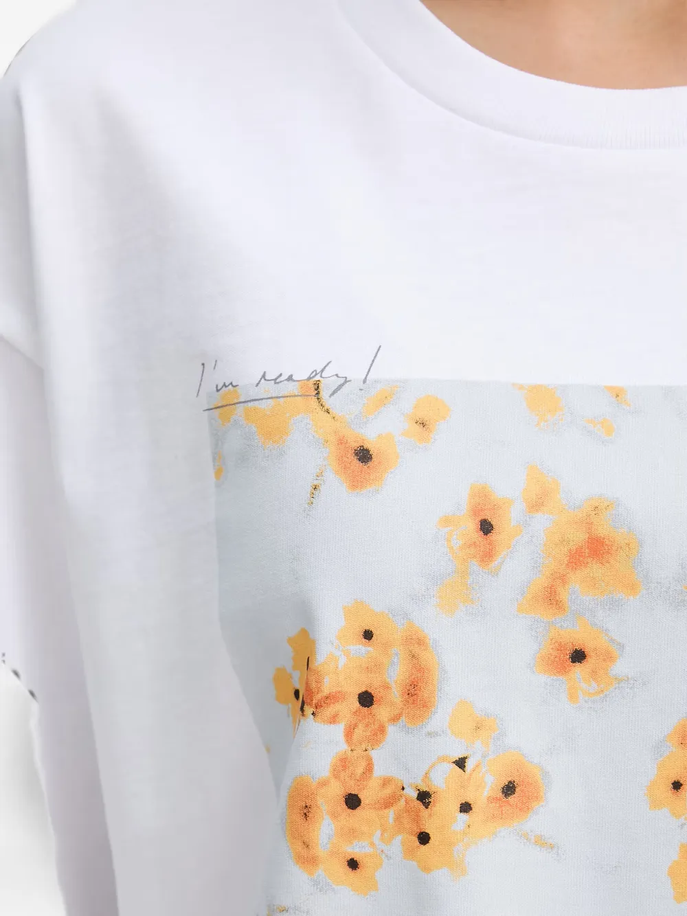 Marc O'Polo floral-print short-sleeve T-shirt Wit