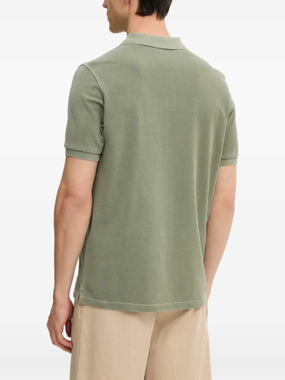 Marc O'Polo Poloshirt met geborduurd logo Groen