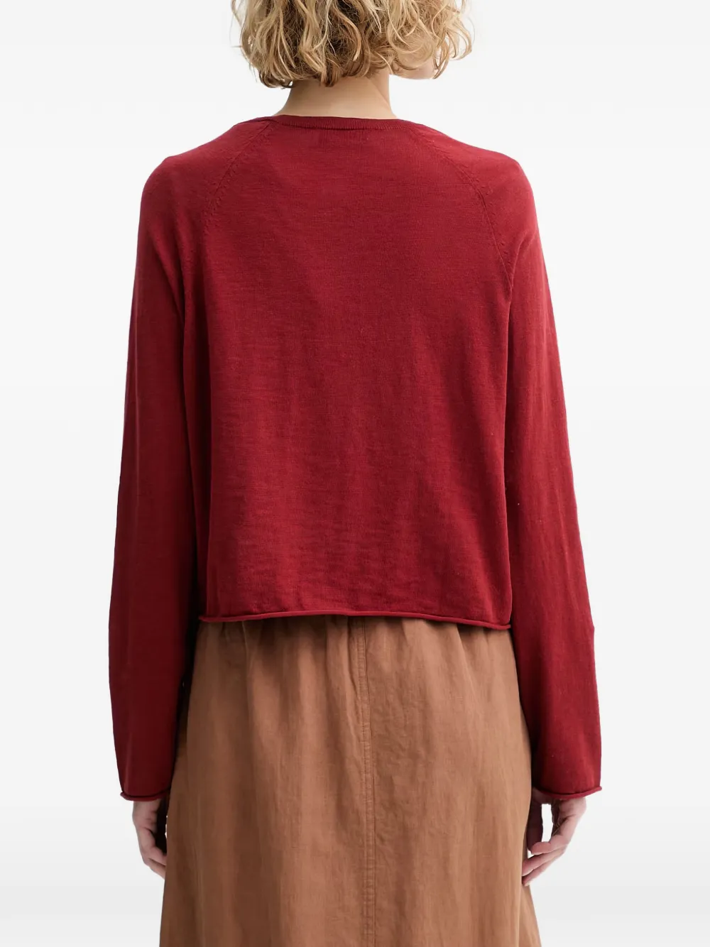 Marc O'Polo Vest met raglanmouwen Rood