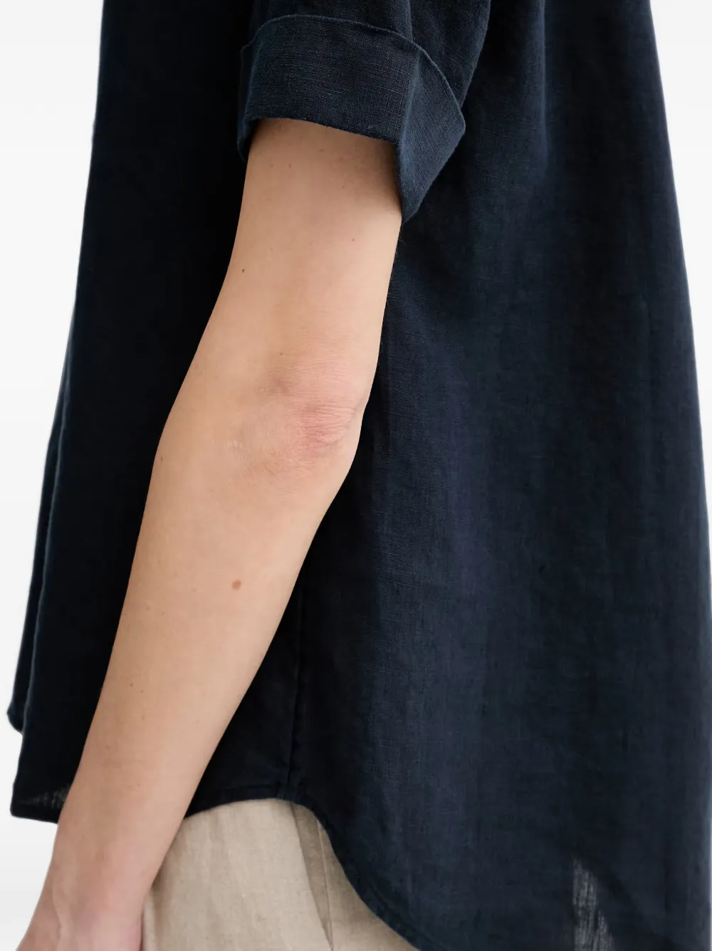 Marc O'Polo Linnen blouse Blauw