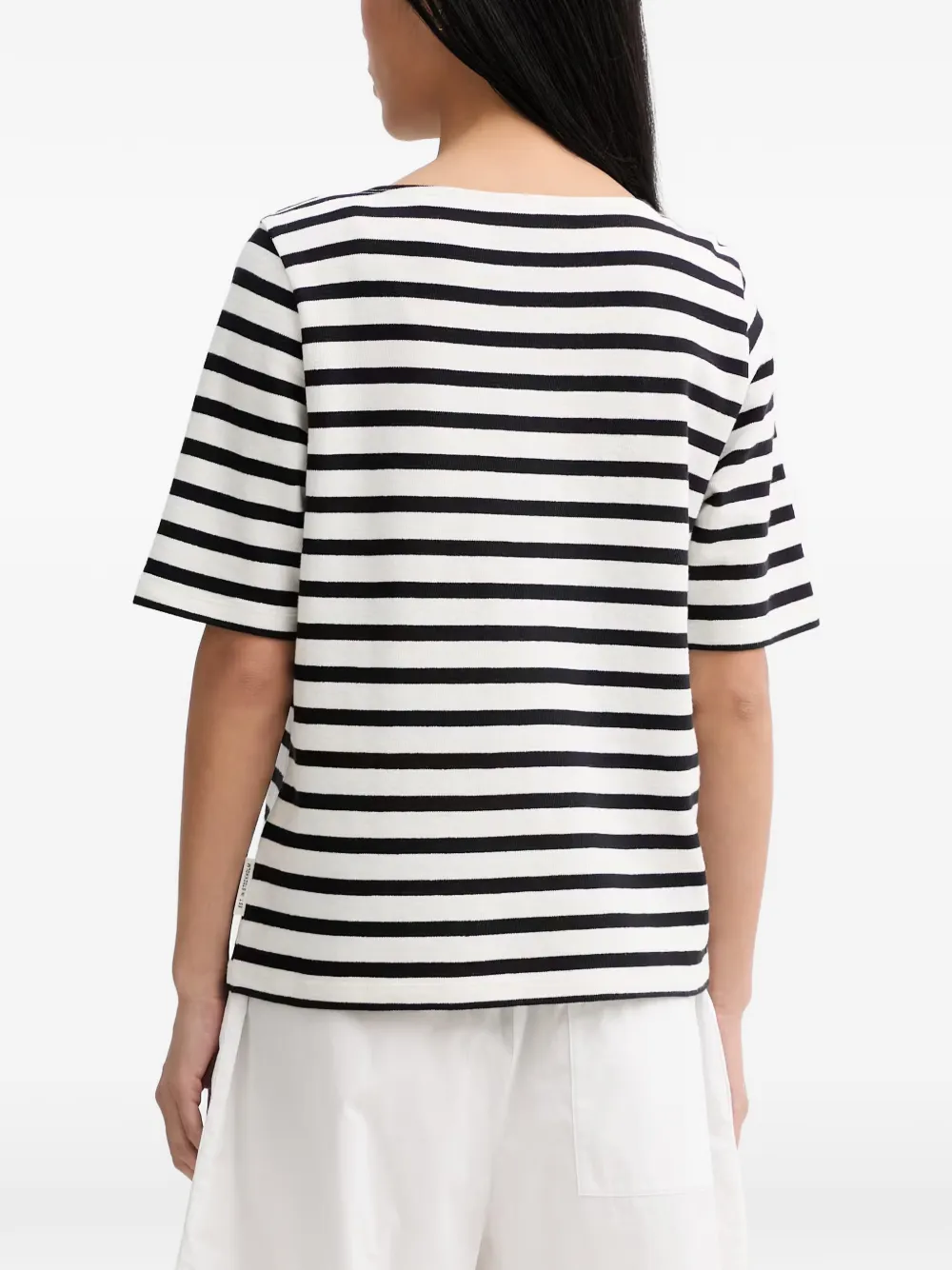 Marc O'Polo Gestreept T-shirt Wit
