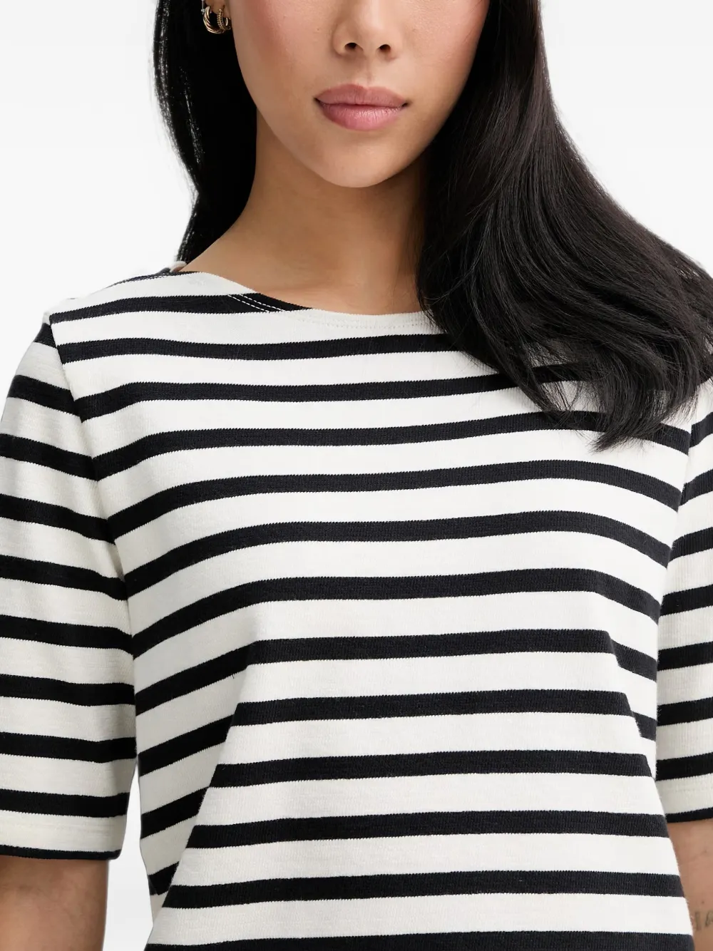 Marc O'Polo Gestreept T-shirt Wit