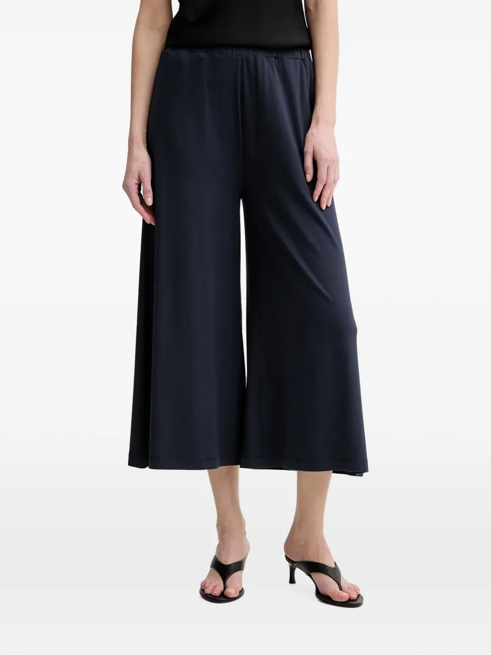 Marc O'Polo elasticated wide-leg trousers - Blu