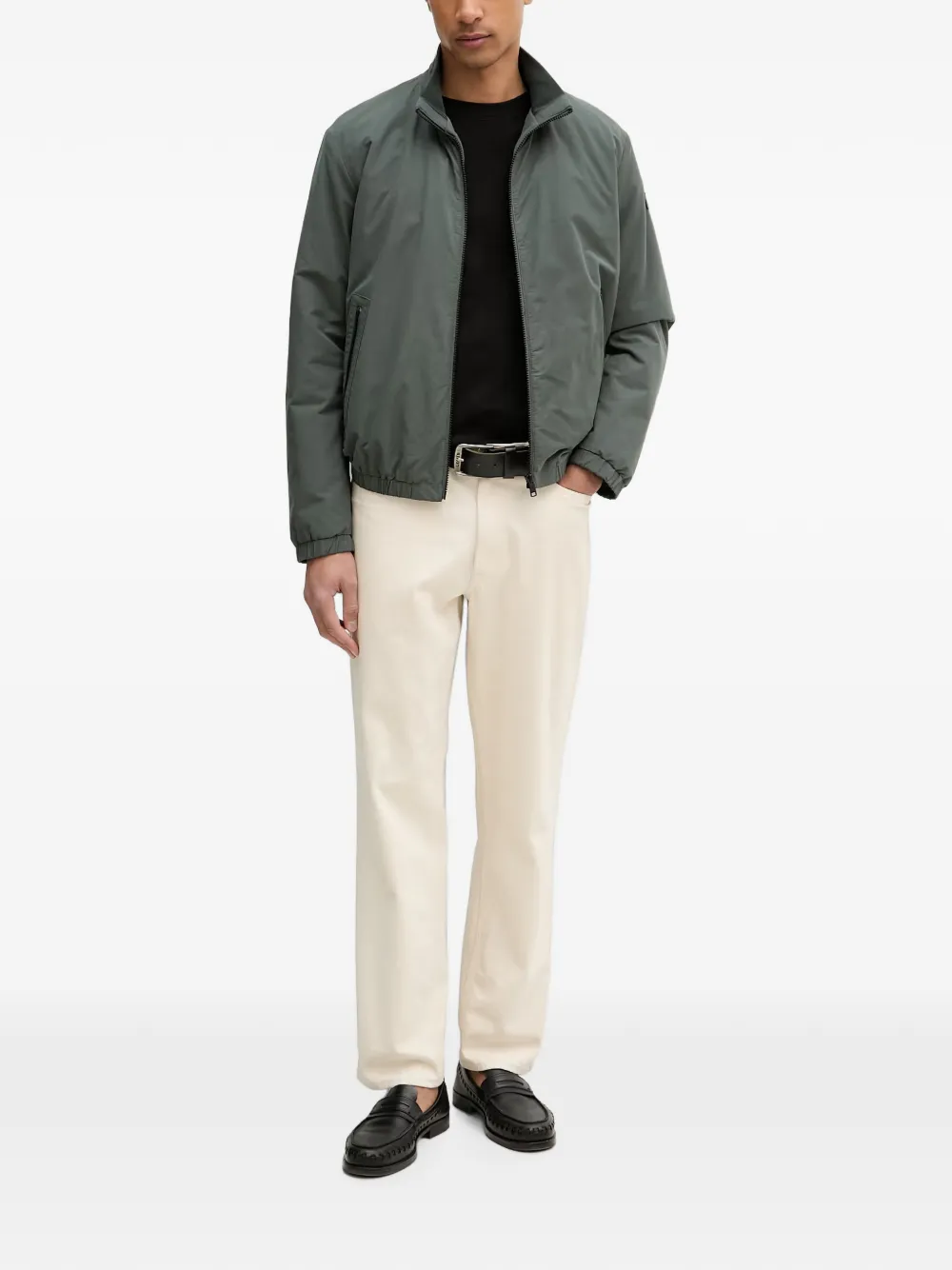 Marc O'Polo Jack met hoge hals Groen