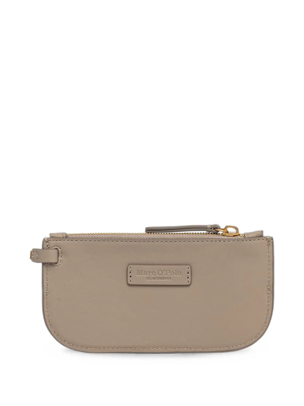 Marc O'Polo logo-patch leather glasses case - Toni neutri