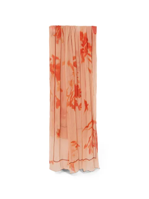 Marc O'Polo floral-print crinkled scarf