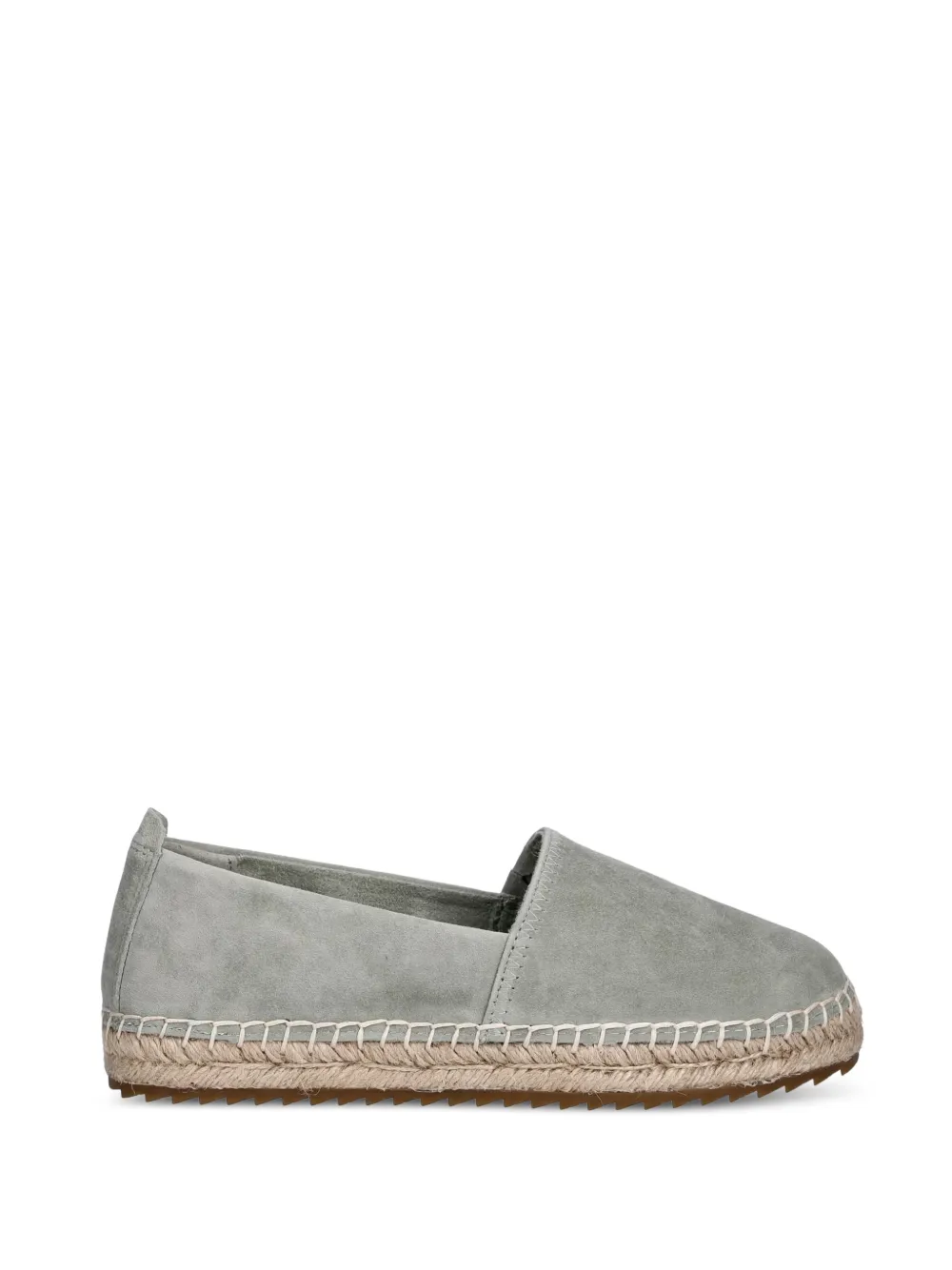 Marc O'Polo whipstitch-trim suede espadrilles - Verde
