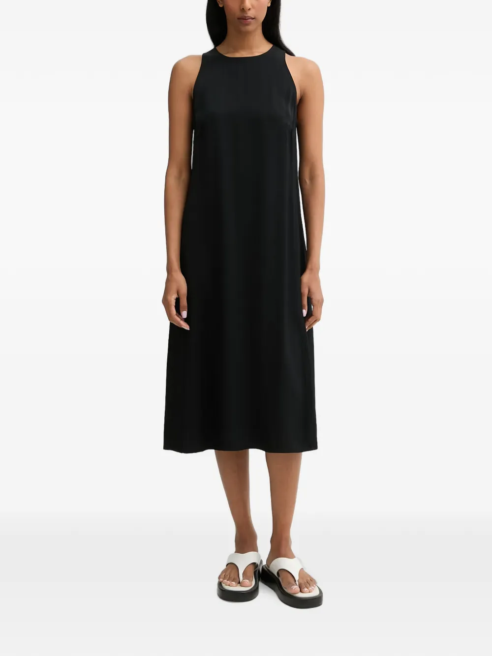 Marc O'Polo sleeveless A-line midi dress - Black