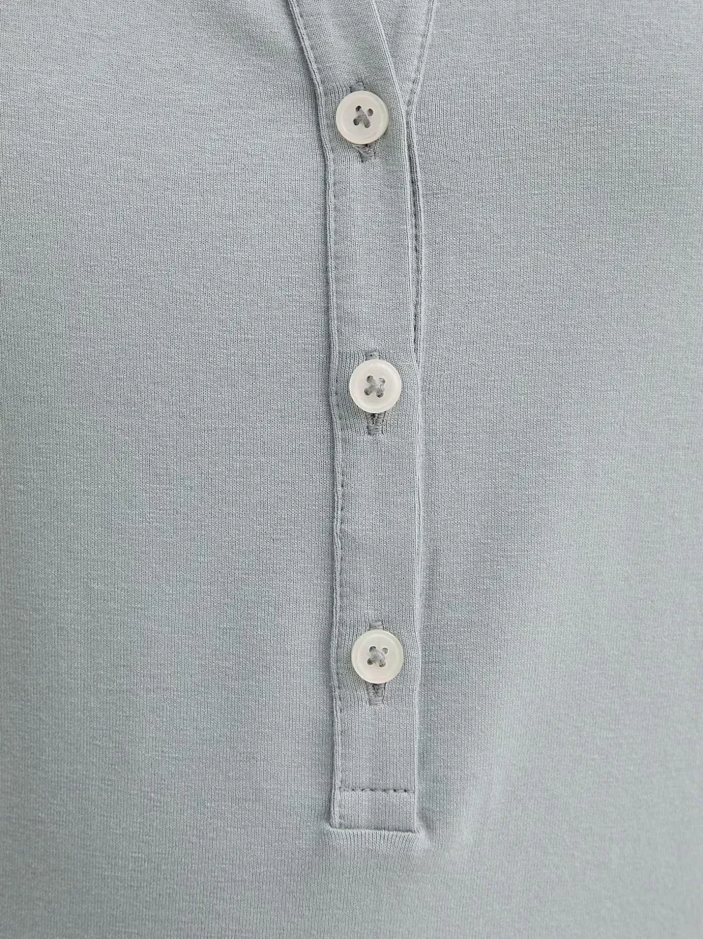 Marc O'Polo button-placket short-sleeve polo top Grijs