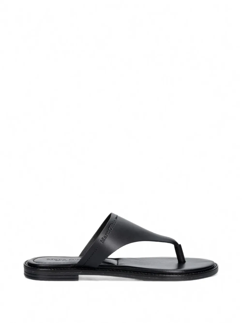 Marc O'Polo logo-debossed leather sandals