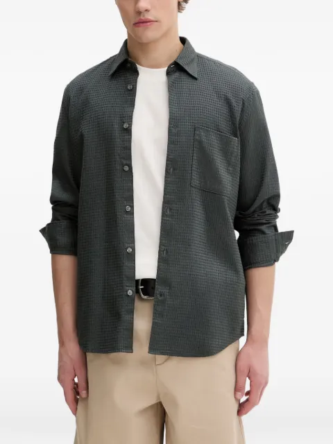 Marc O'Polo textured chest-pocket shirt