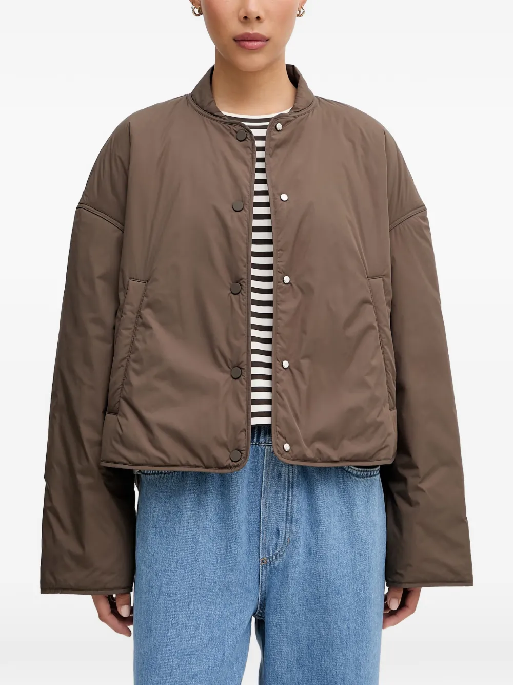 Marc O'Polo oversized padded jacket - Braun