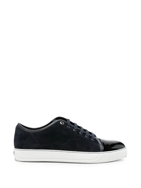 Lanvin DBB1 patent-toe suede sneakers