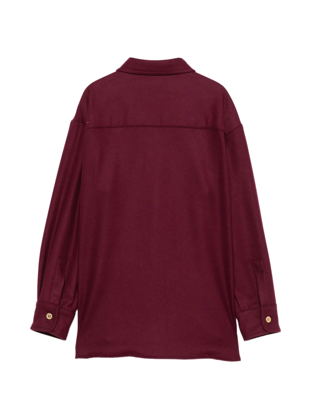 Balmain Kids Shirt met logoplakkaat Rood