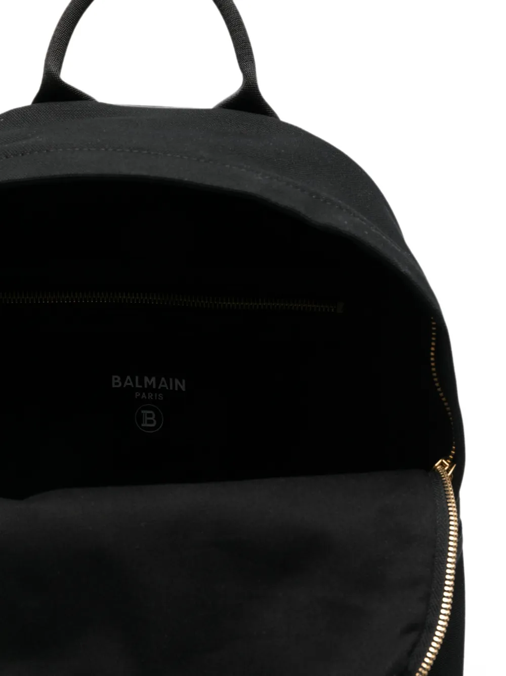 Balmain Kids Rugzak met tekst Zwart
