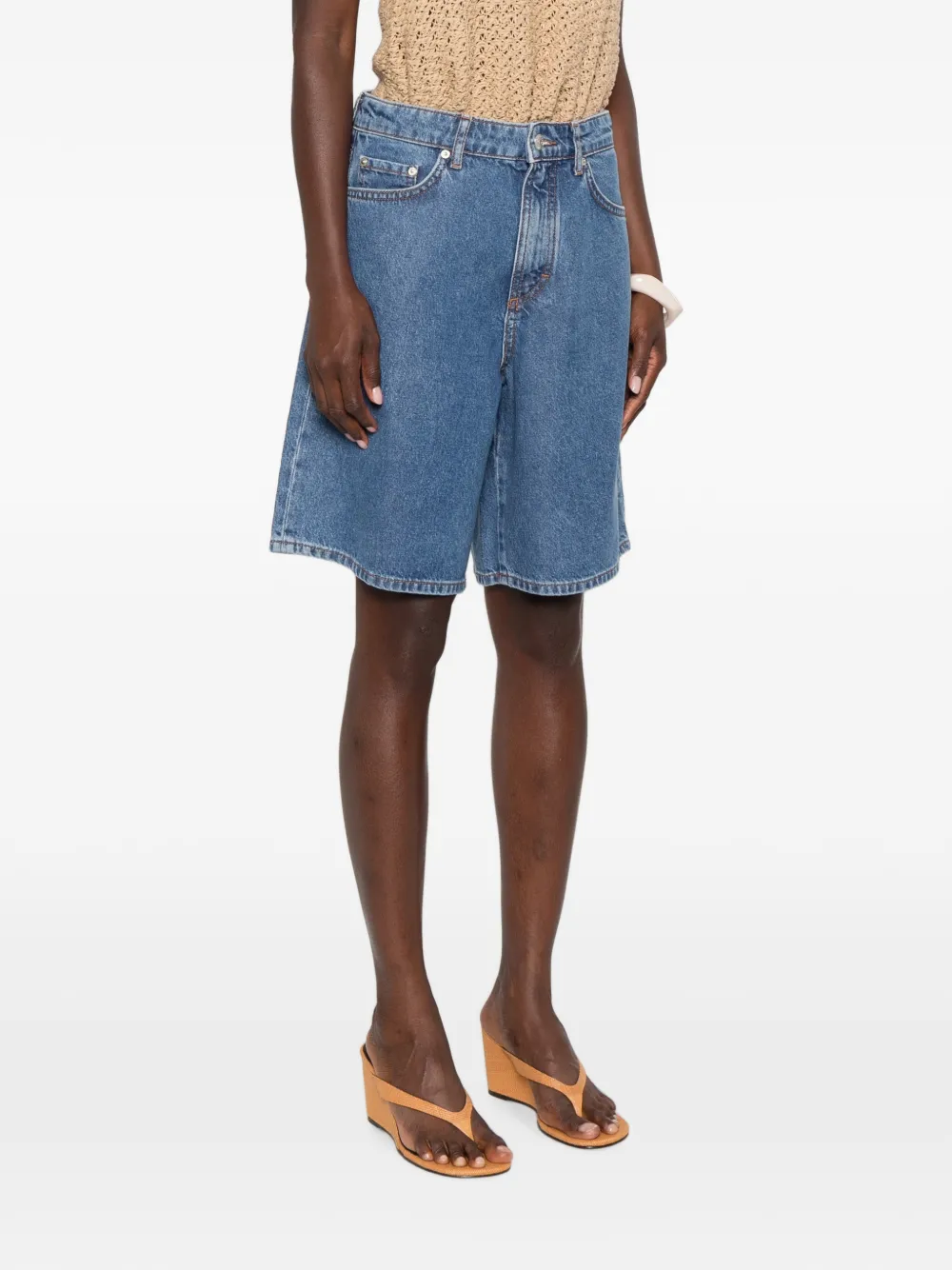 Marc O'Polo Denim shorts Blauw