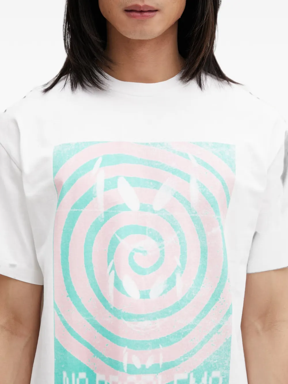 NO PROBLEMO T-shirt met ronde hals Wit