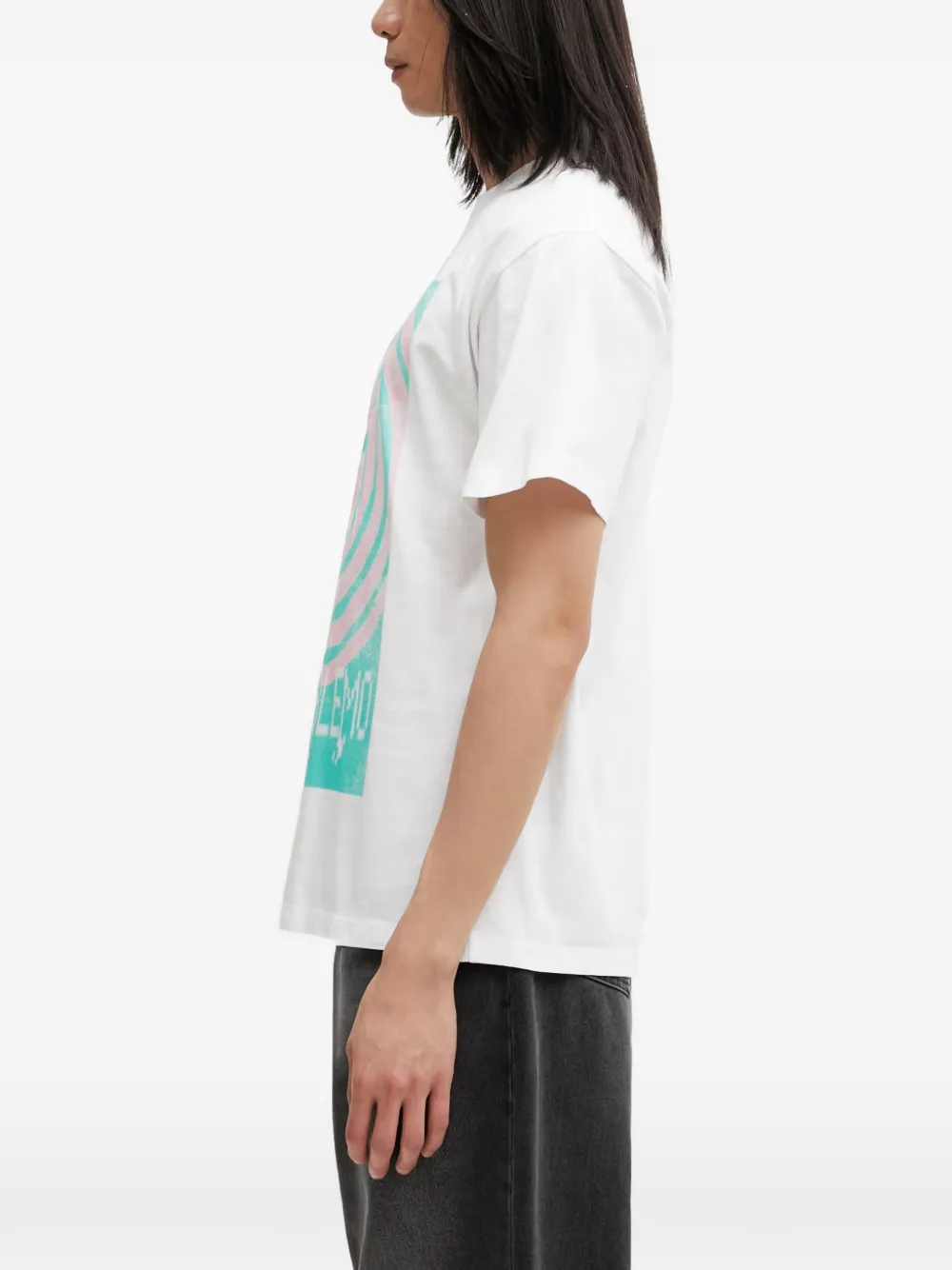 NO PROBLEMO T-shirt met ronde hals Wit