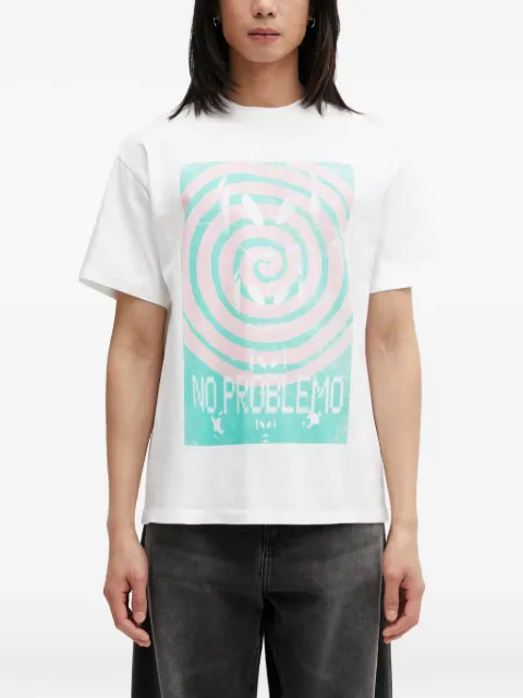 NO PROBLEMO graphic-print round neck T-shirt
