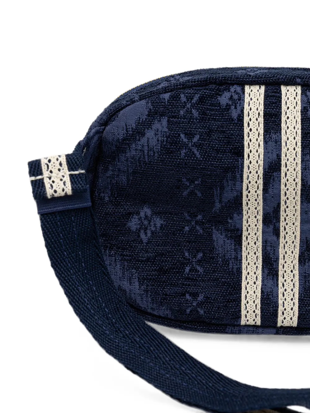 adidas x CLOT jacquard-logo belt bag Blauw