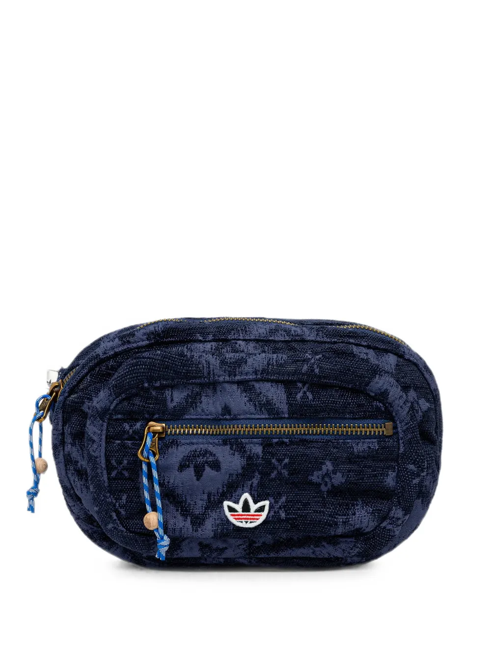 adidas x CLOT jacquard-logo belt bag - Blu