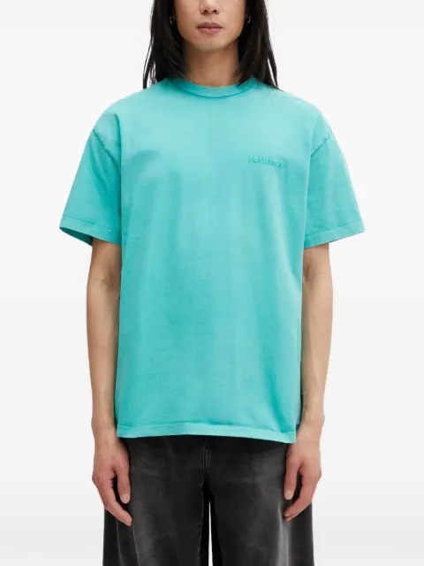 NO PROBLEMO logo-embroidered straight fit T-shirt