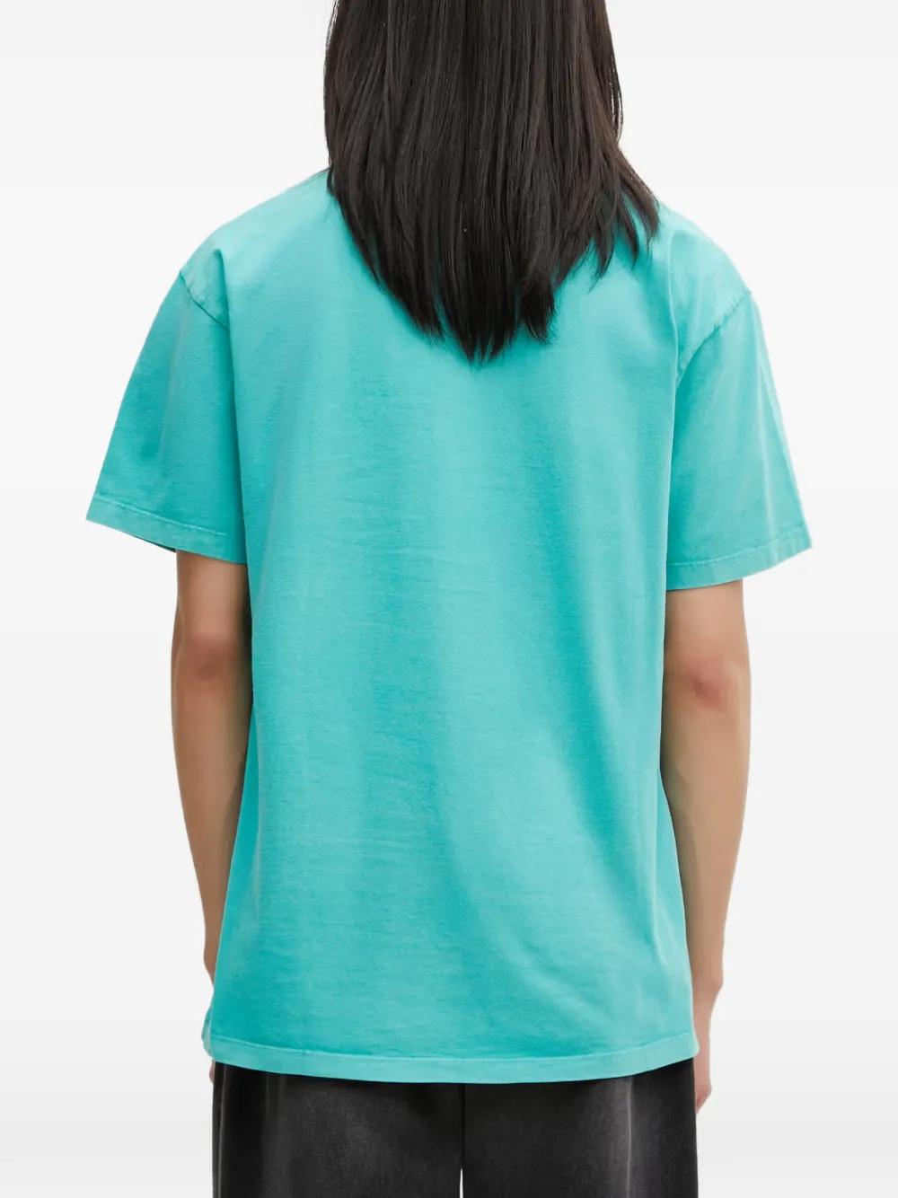 NO PROBLEMO Straight T-shirt met geborduurd logo Blauw