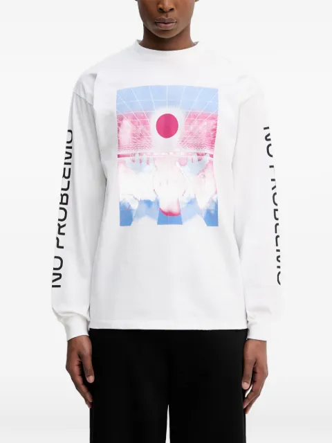 NO PROBLEMO graphic-print logo-print relaxed T-shirt