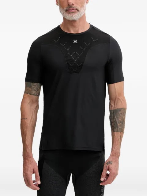 X BIONIC Corefusion Run logo-print panelled T-shirt