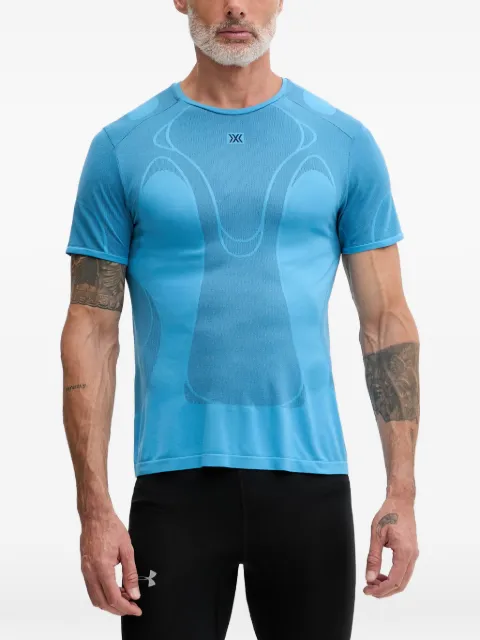 X BIONIC logo-patch panelling T-shirt