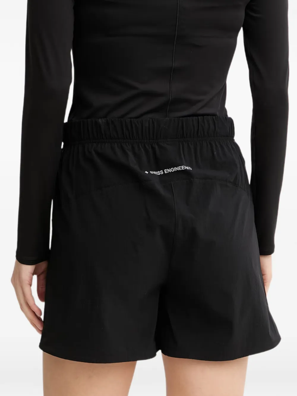X-bionic Logo-print Elasticated Shorts In Black
