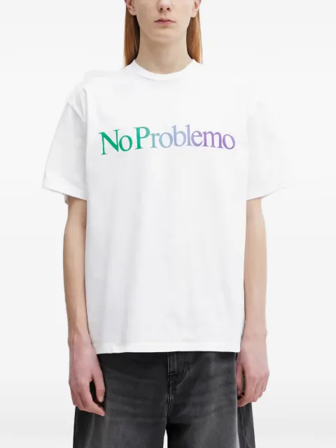 NO PROBLEMO No Problemo logo-print oversized T-shirt