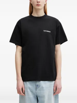 HELIOT EMIL graphic-print T-shirt | Black | FARFETCH