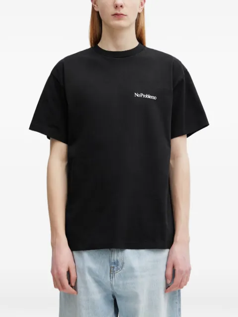 NO PROBLEMO graphic-print round neck T-shirt