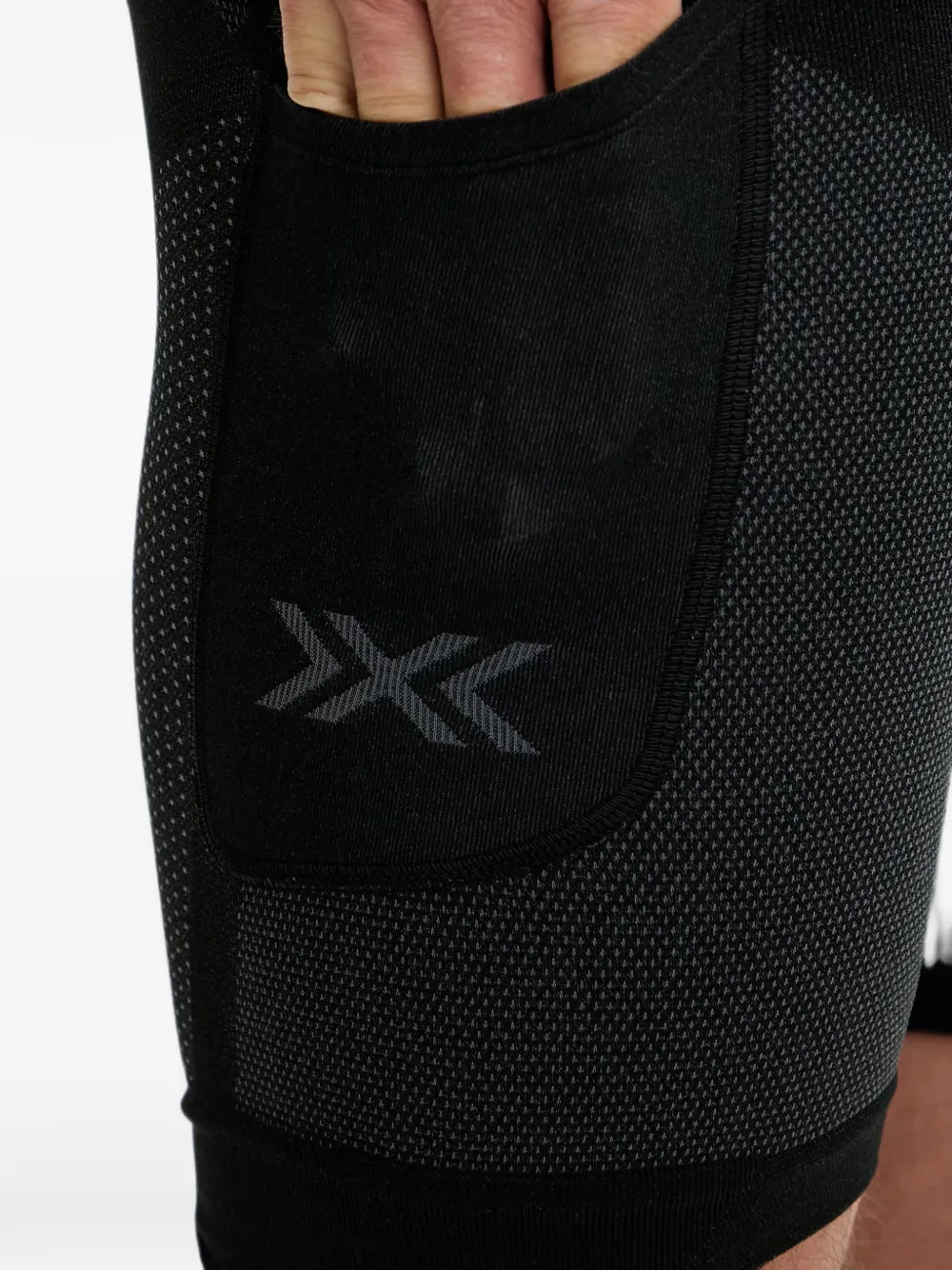X-bionic Logo-print Panelled Shorts In Multi