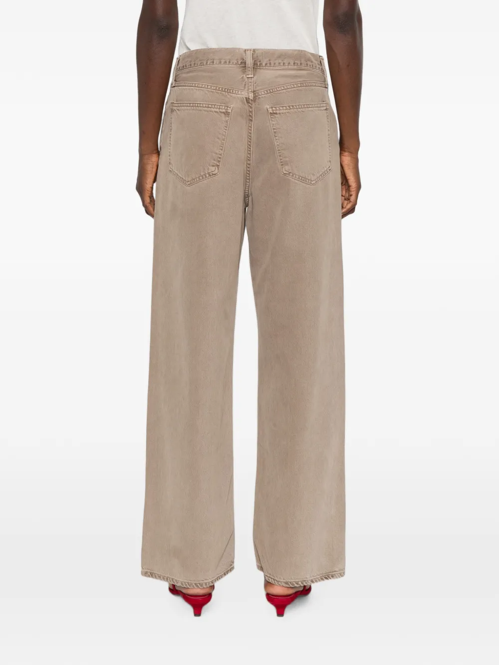 AGOLDE Low Slung Baggy straight jeans Grijs