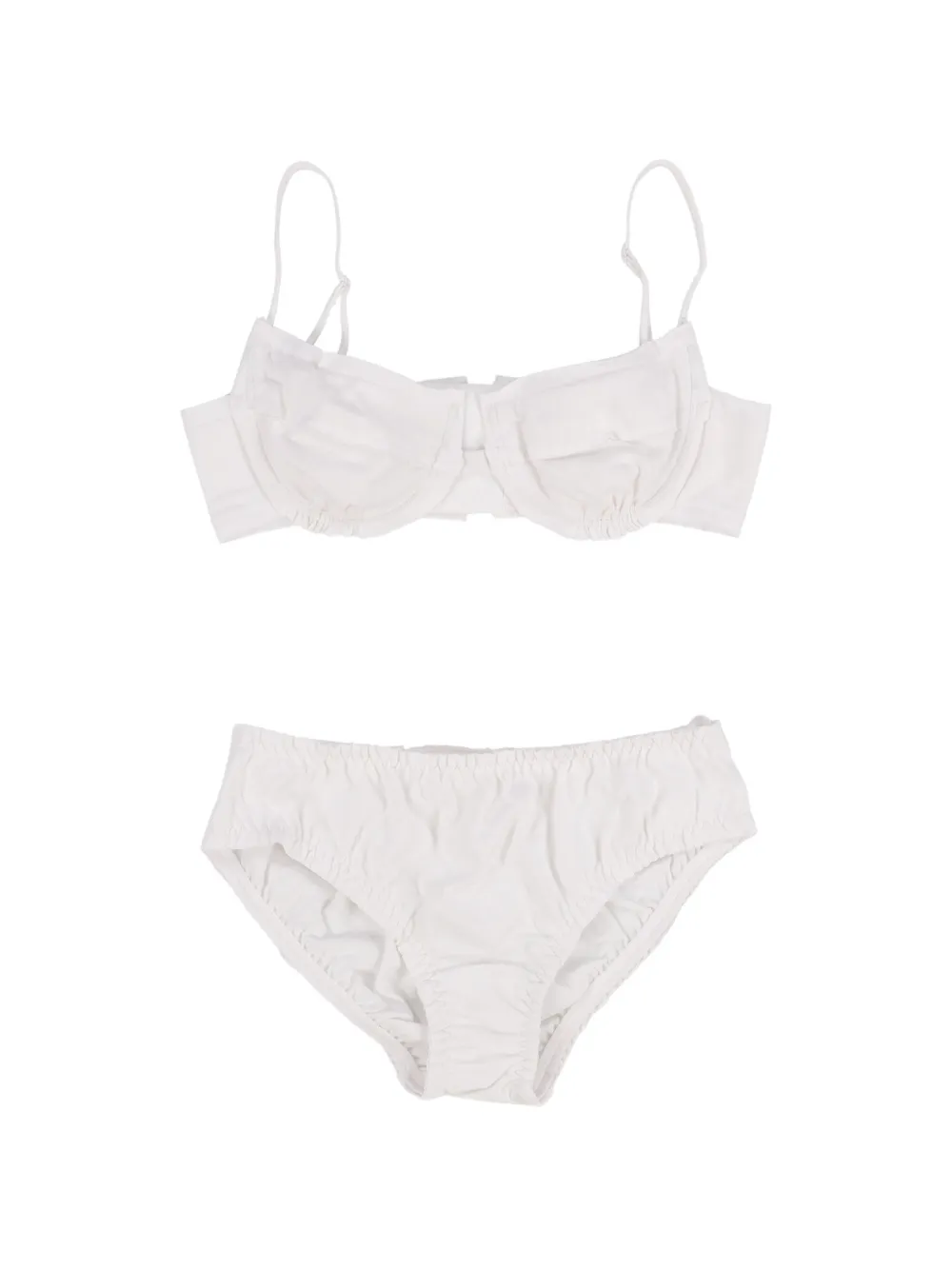SHUSHU/TONG Set lingerie con ferretto - Bianco