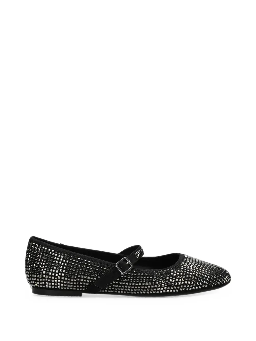 MEXX stud-embellished buckle-strap ballet flats - Nero