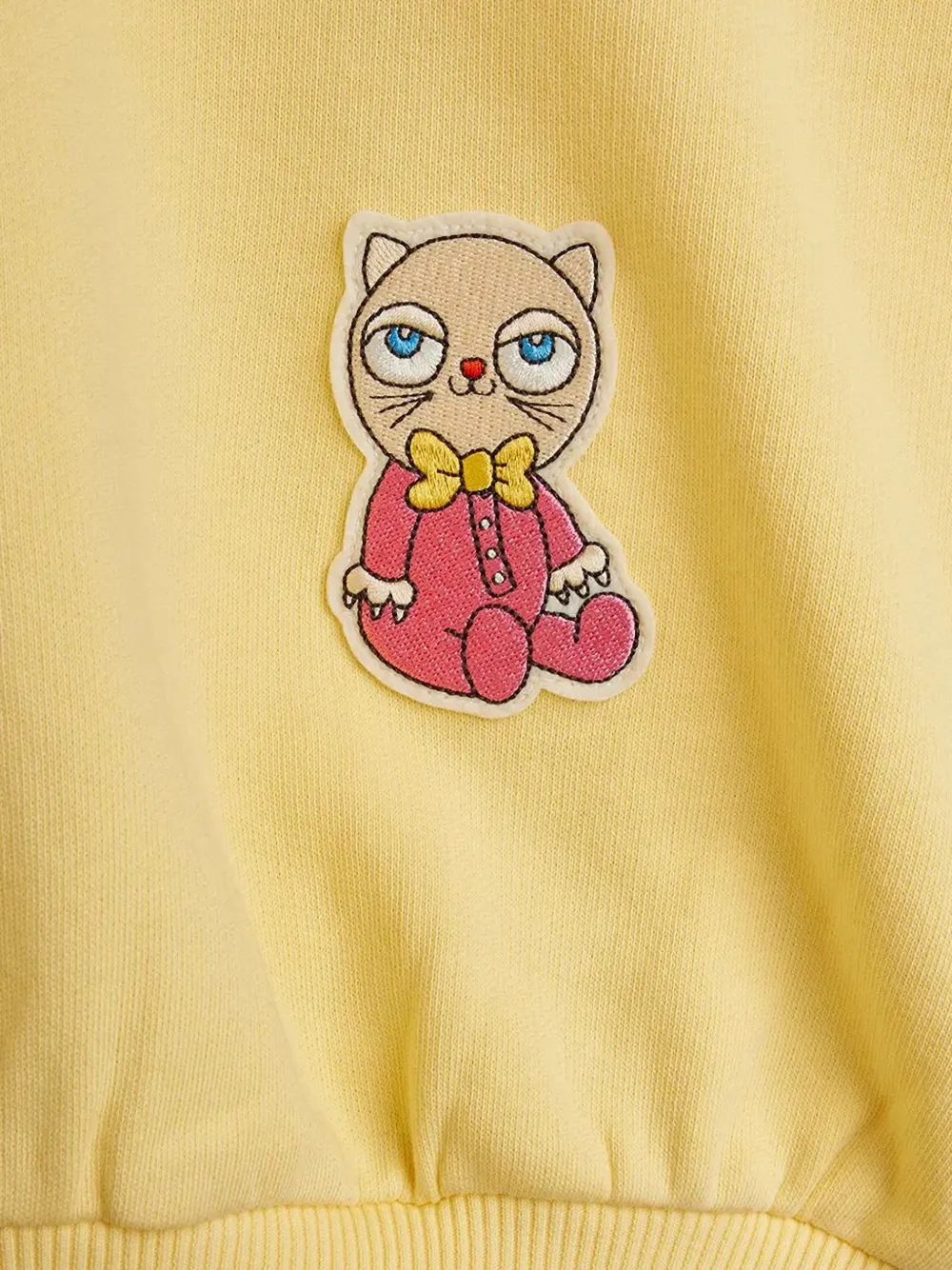 Mini Rodini patch-detail sweatshirt Geel