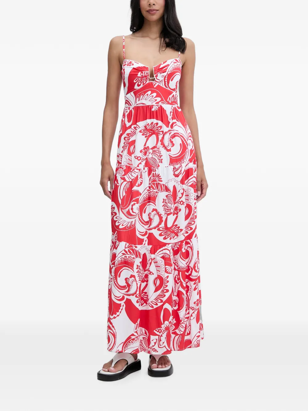 Melissa Odabash Paola maxi dress - Rosso