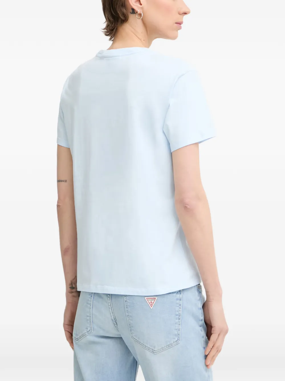 MC2 Saint Barth T-shirt met print Blauw