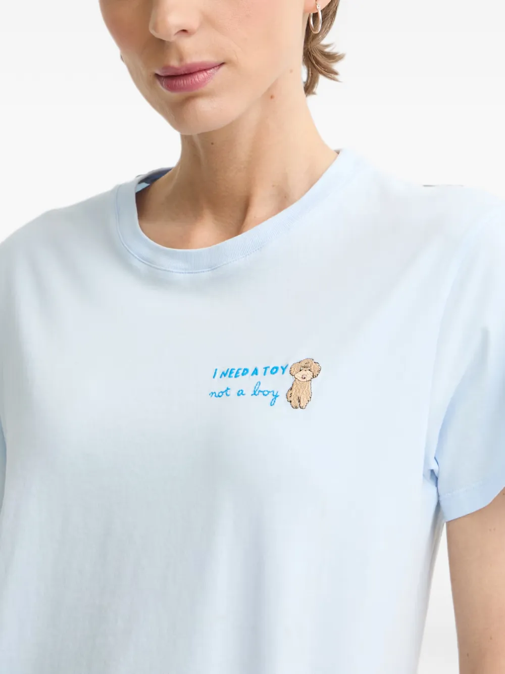 MC2 Saint Barth T-shirt met print Blauw