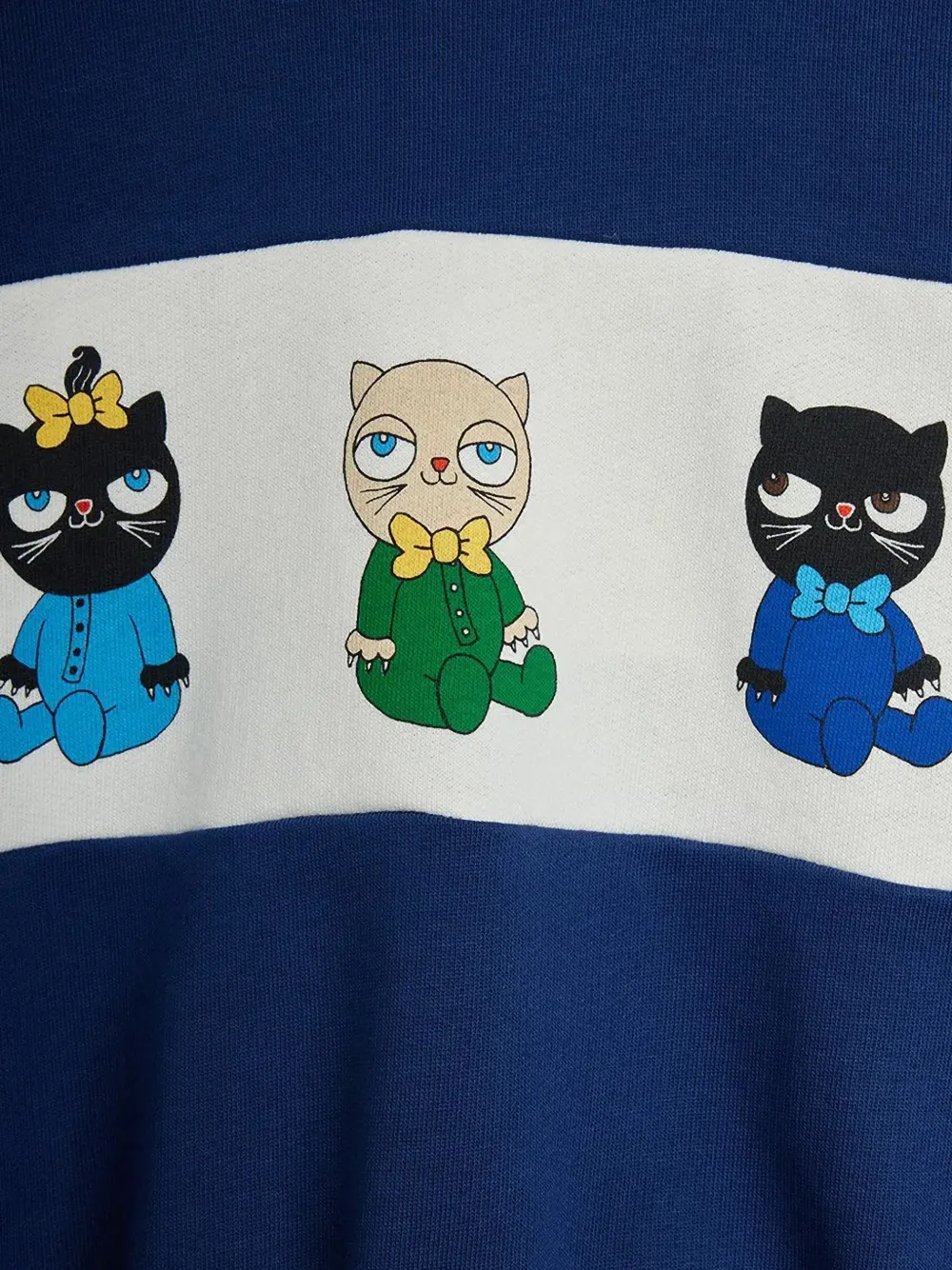 Mini Rodini Sweater met grafische print Blauw