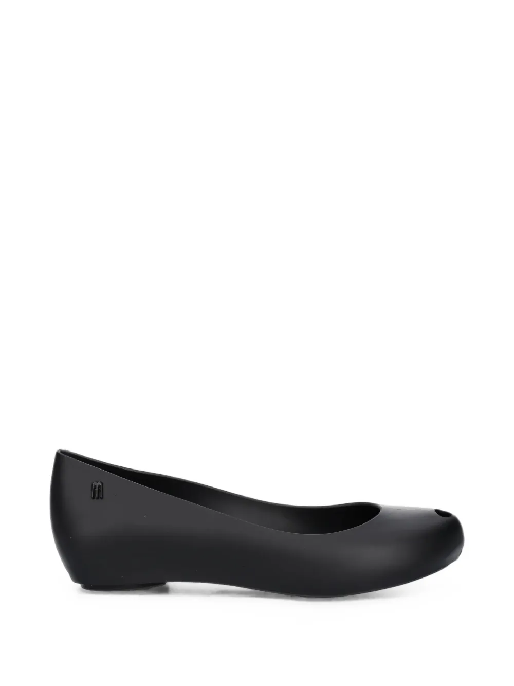 Melissa Nova Ultragirl peep-toe ballet flats - Nero