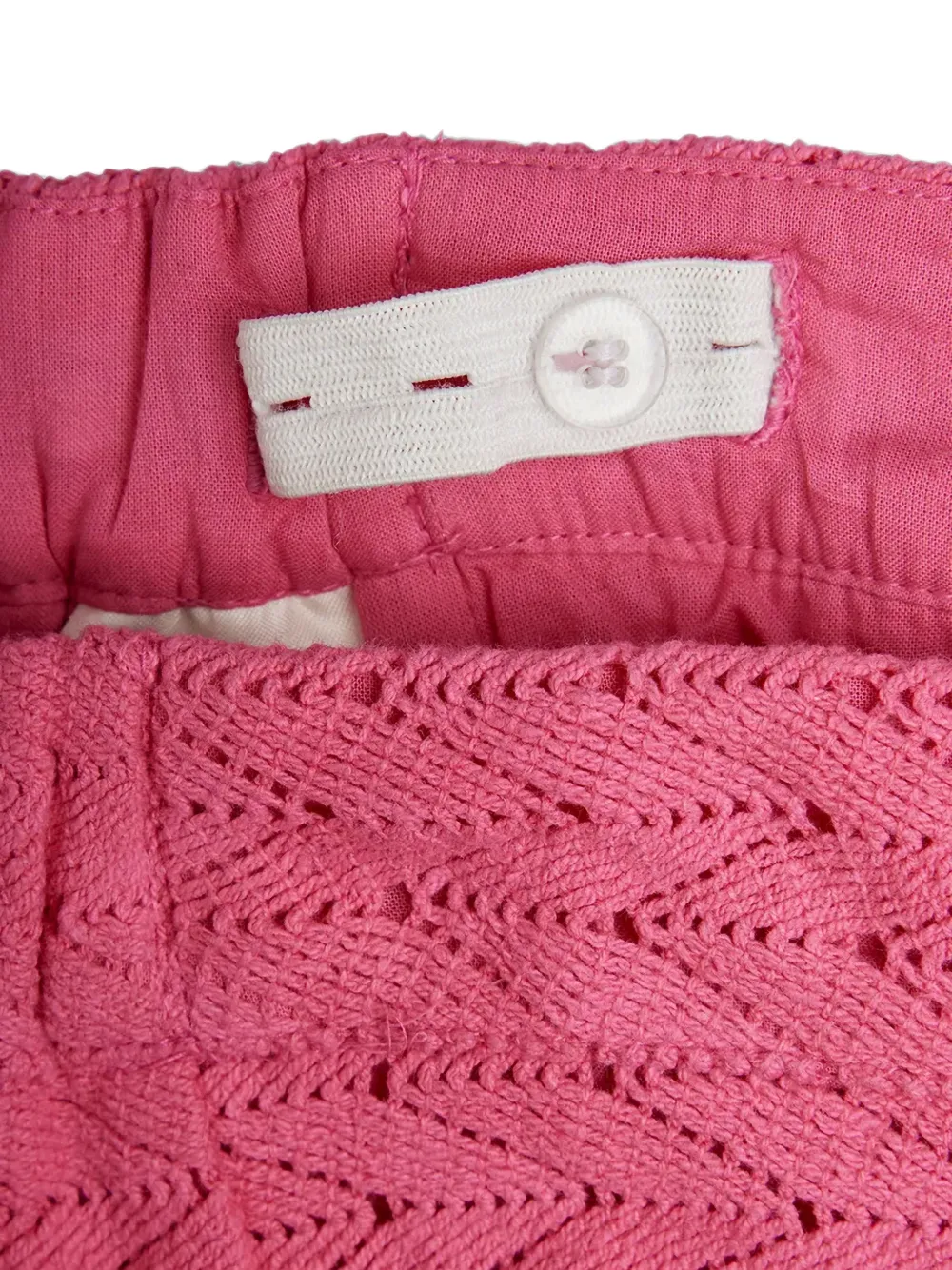 Mini Rodini Broek met hartpatch Roze