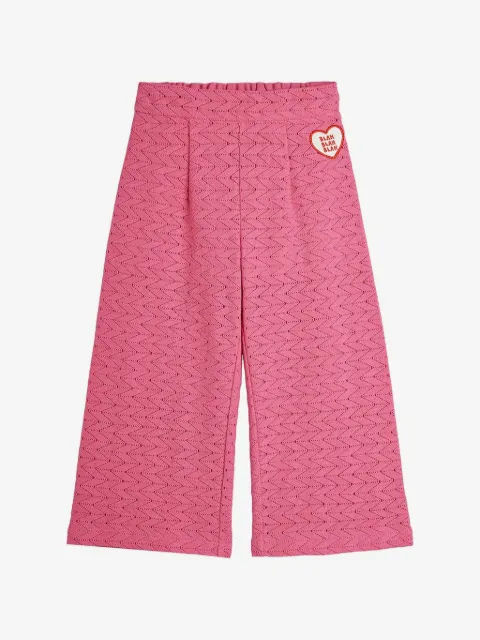 Mini Rodini heart-patch trousers
