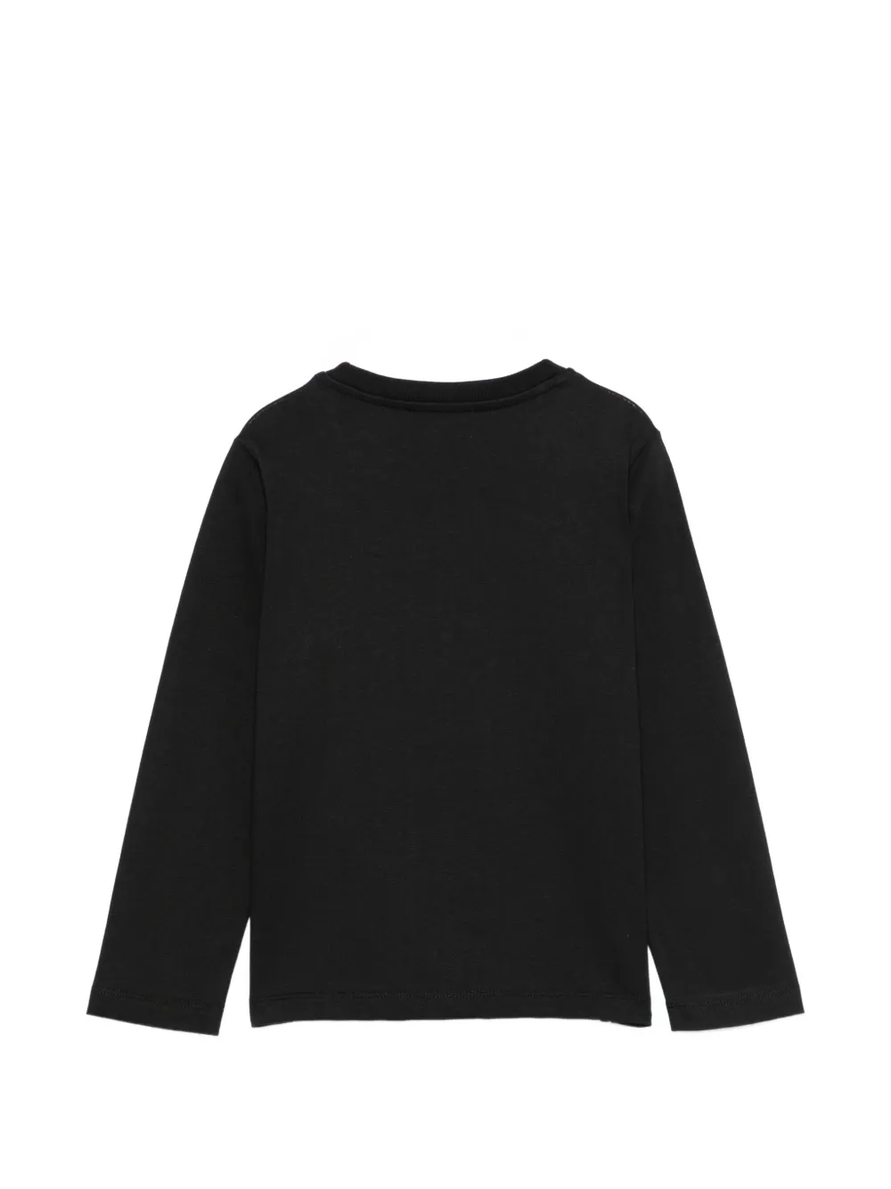 Balmain Kids T-shirt met lange mouwen Zwart